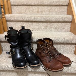 Red Wing Iron Ranger 8085 and Craft and Glory Engineer Boots $750 Both 10.5EE